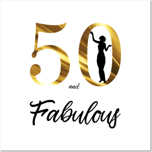 50 and Fabulous Classy Lady Posters and Art